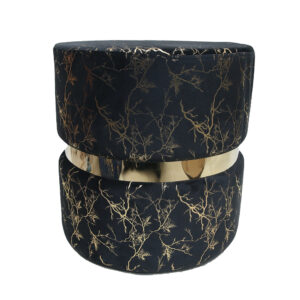 Velvet Ottomon Stool