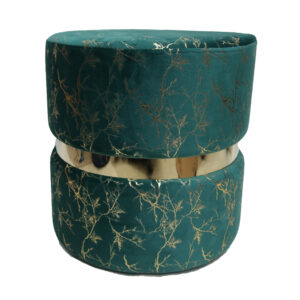 Velvet Ottomon Storage Stool