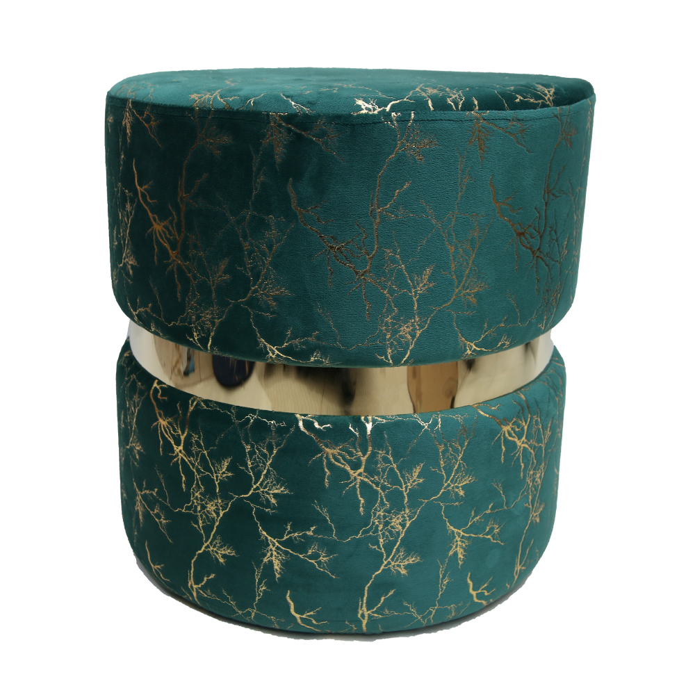 Velvet Ottomon Storage Stool