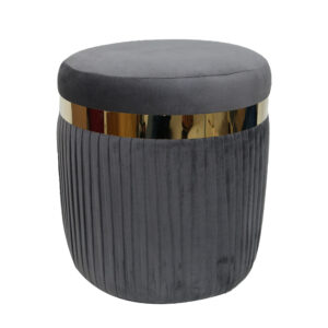 Velvet Ottomon Storage Stool